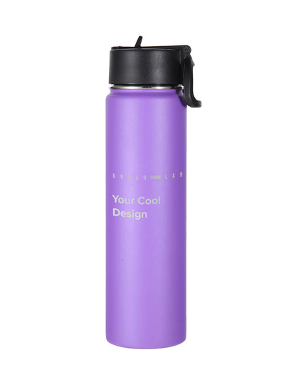24oz Insulated Water Bottle with Straw