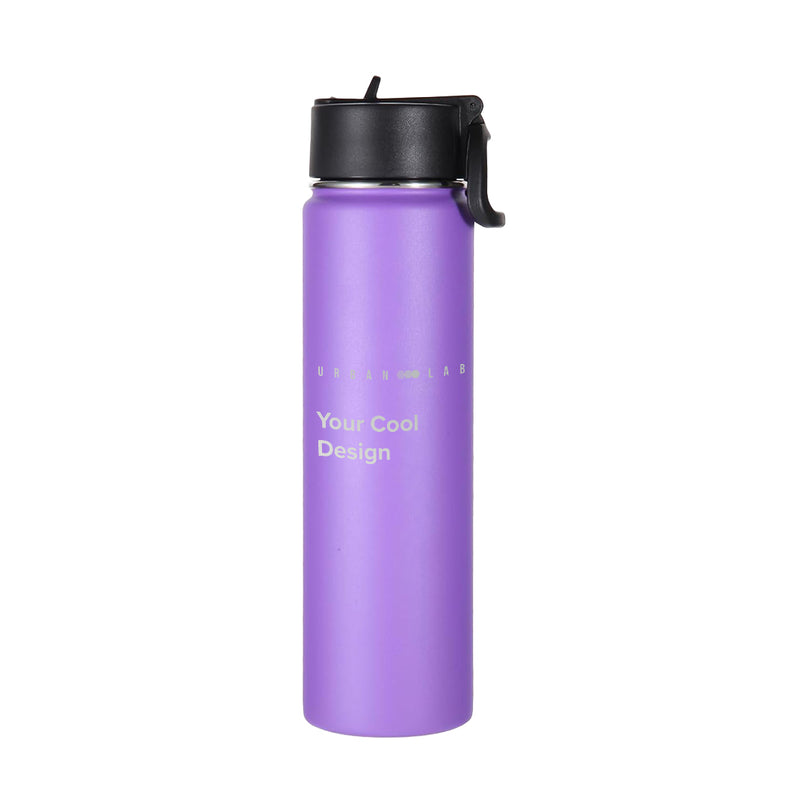 24oz Insulated Water Bottle with Straw