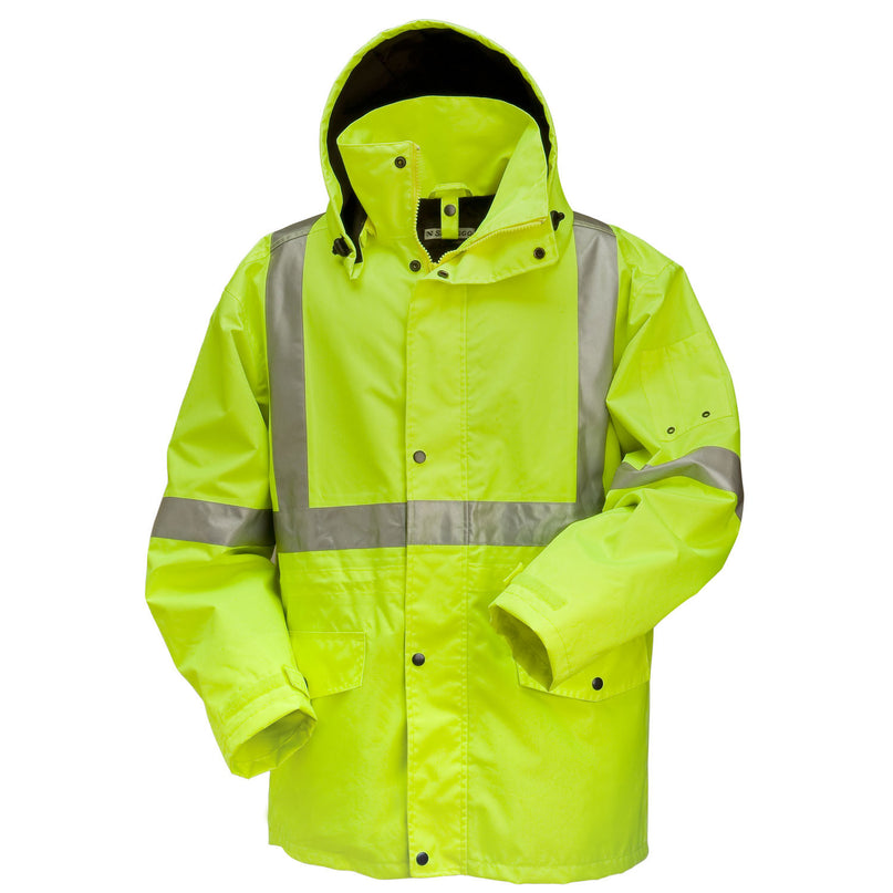 Sumaggo - High Visibility 3/4 Length Rain Jacket - 5025