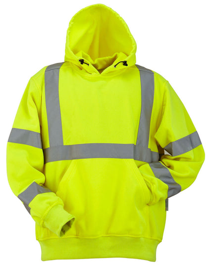 Sumaggo - High Visibility Polyester Fleece Hooded Pullover - 5918