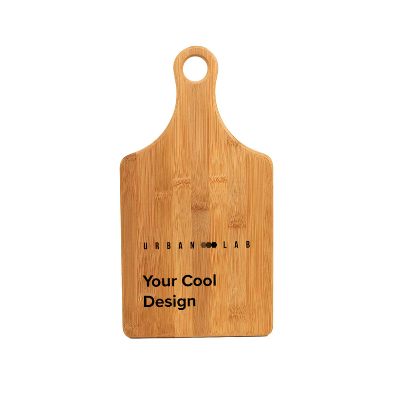 Wine Bottle Shaped Bamboo Cutting Board
