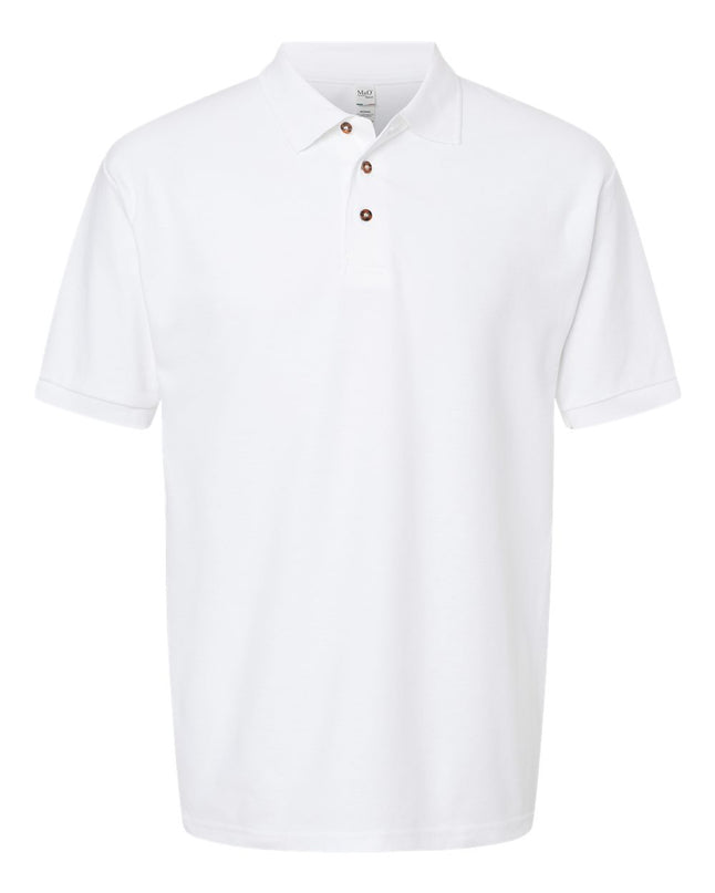 M&O - Ring-Spun Piqué Polo - 7002