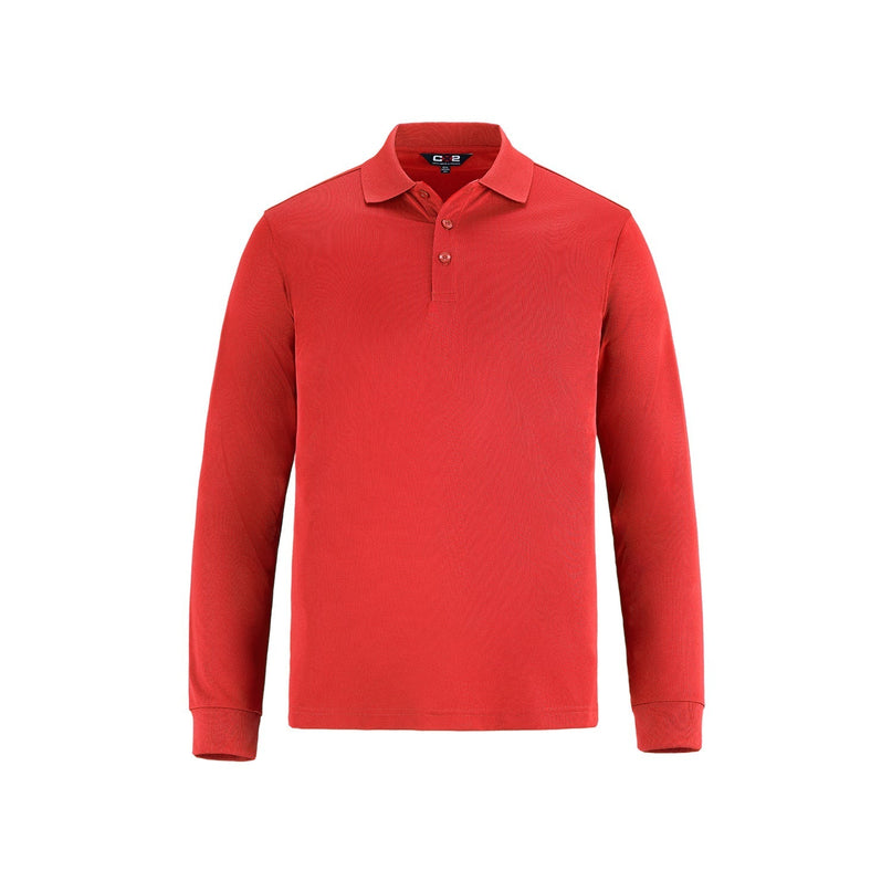 CSW CX2 - Birdie Long Sleeve Pique Mesh Polo - S05737