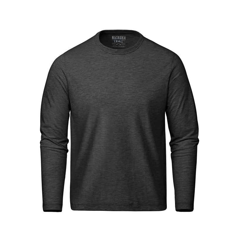 CSW Muskoka - Riverside Cotton-Poly Long Sleeve Crewneck T-Shirt - S05895