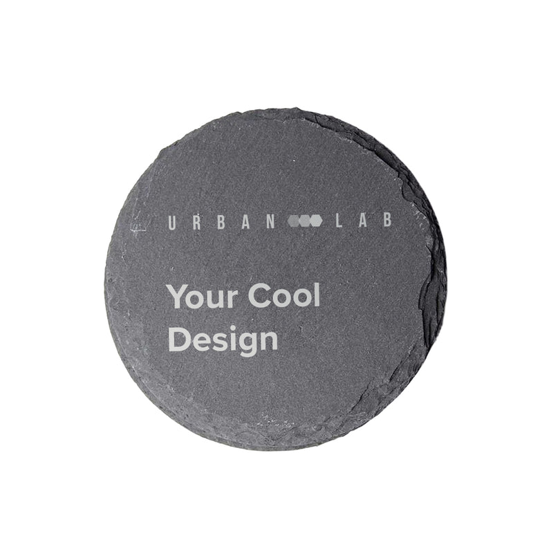 Natural Slate Coasters - Square & Circle