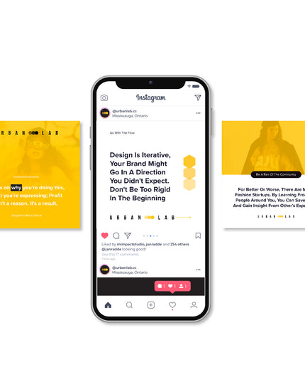 Social Media Post + Story