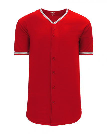 Athletic Knit - Full Button Baseball Jersey - BA5500