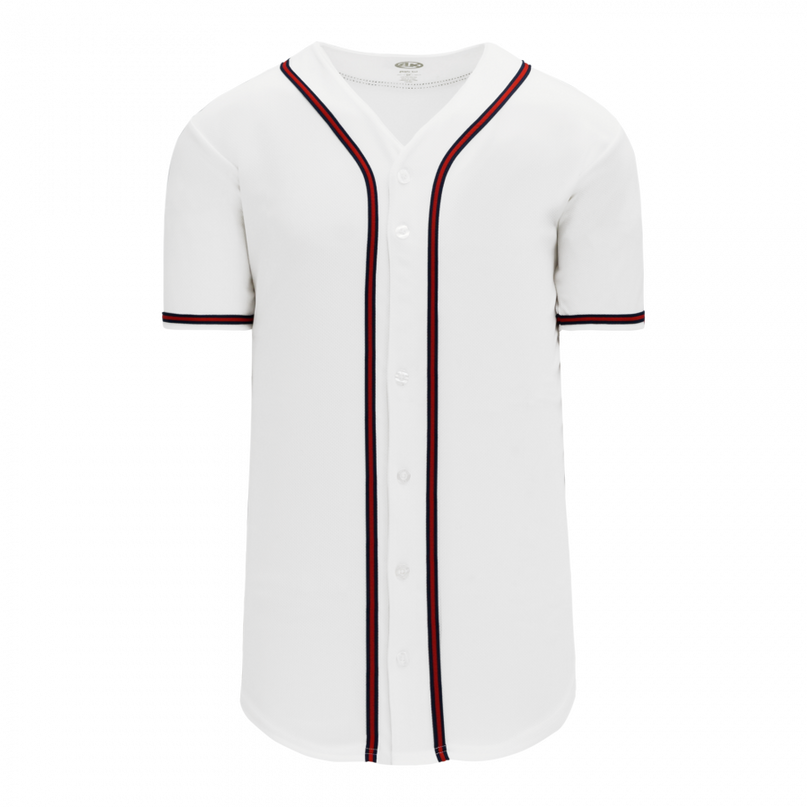 Athletic Knit - Full Button Baseball Jersey - BA5500