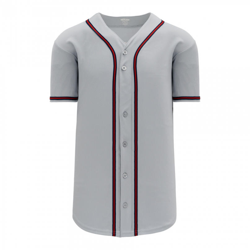 Athletic Knit - Full Button Baseball Jersey - BA5500