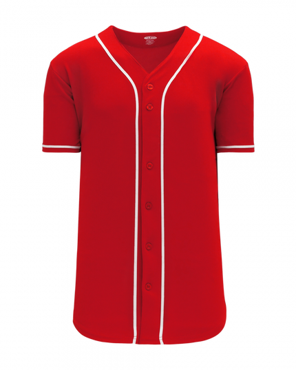 Athletic Knit - Full Button Baseball Jersey - BA5500
