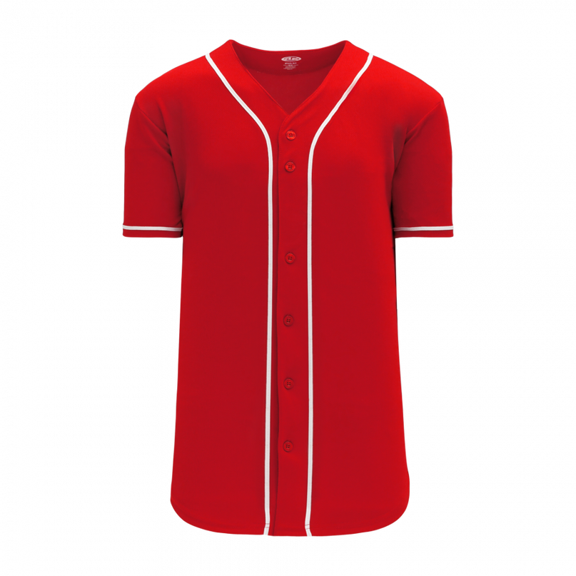 Athletic Knit - Full Button Baseball Jersey - BA5500