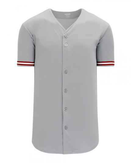 Athletic Knit - Full Button Baseball Jersey - BA5500