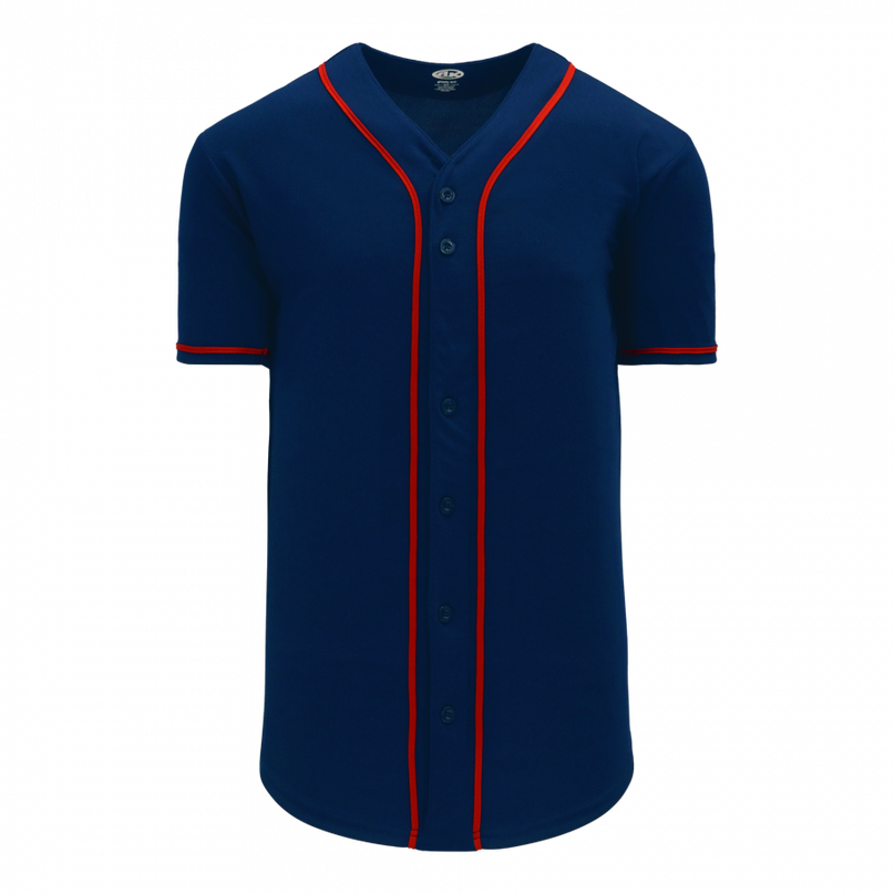 Athletic Knit - Full Button Baseball Jersey - BA5500